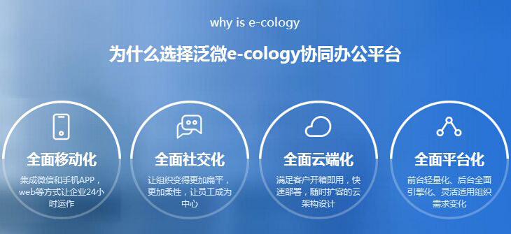 泛微e-cology协同办公平台